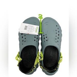 NEW Crocs Echo Clogs LiteRide Slip on Green Men’s 9 Women’s 11 NEW